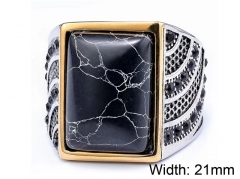 HY Wholesale Rings Jewelry 316L Stainless Steel Jewelry Rings-HY0153R0095