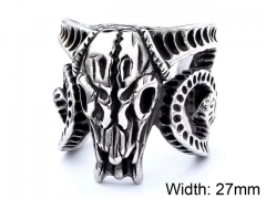 HY Wholesale Rings Jewelry 316L Stainless Steel Jewelry Rings-HY0153R0127