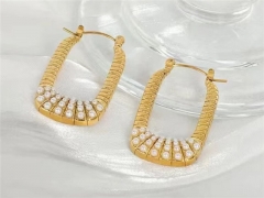 HY Wholesale Earrings 316L Stainless Steel Earrings Jewelry-HY0069E0167