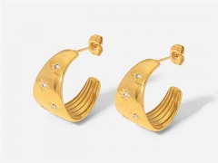 HY Wholesale Earrings 316L Stainless Steel Earrings Jewelry-HY0069E0341