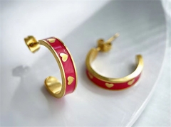 HY Wholesale Earrings 316L Stainless Steel Earrings Jewelry-HY0069E0345