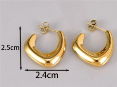 HY Wholesale Earrings 316L Stainless Steel Earrings Jewelry-HY0069E0158