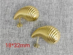 HY Wholesale Earrings 316L Stainless Steel Earrings Jewelry-HY0069E0271