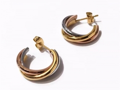 HY Wholesale Earrings 316L Stainless Steel Earrings Jewelry-HY0069E0037
