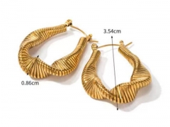 HY Wholesale Earrings 316L Stainless Steel Earrings Jewelry-HY0069E0285