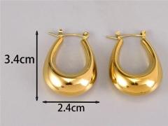 HY Wholesale Earrings 316L Stainless Steel Earrings Jewelry-HY0069E0156