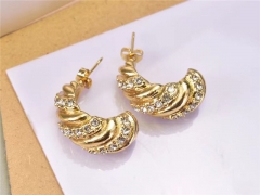HY Wholesale Earrings 316L Stainless Steel Earrings Jewelry-HY0069E0173
