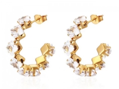 HY Wholesale Earrings 316L Stainless Steel Earrings Jewelry-HY0069E0103