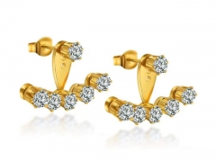 HY Wholesale Earrings 316L Stainless Steel Earrings Jewelry-HY0069E0099