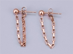 HY Wholesale Earrings 316L Stainless Steel Earrings Jewelry-HY0069E0381