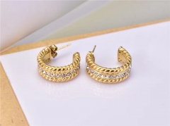 HY Wholesale Earrings 316L Stainless Steel Earrings Jewelry-HY0069E0069