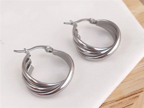 HY Wholesale Earrings 316L Stainless Steel Earrings Jewelry-HY0123E0091