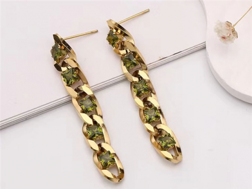 HY Wholesale Earrings 316L Stainless Steel Earrings Jewelry-HY0123E0155