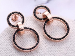 HY Wholesale Earrings 316L Stainless Steel Earrings Jewelry-HY0123E0138