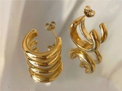 HY Wholesale Earrings 316L Stainless Steel Earrings Jewelry-HY0123E0135