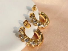 HY Wholesale Earrings 316L Stainless Steel Earrings Jewelry-HY0123E0103