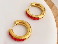 HY Wholesale Earrings 316L Stainless Steel Earrings Jewelry-HY0123E0003