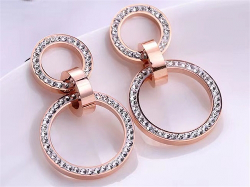 HY Wholesale Earrings 316L Stainless Steel Earrings Jewelry-HY0123E0139