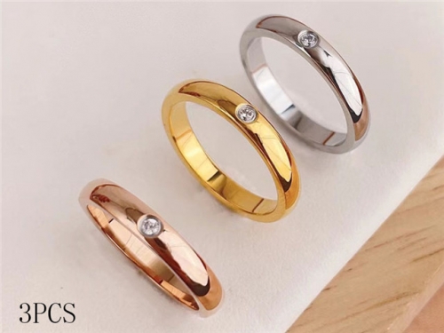 HY Wholesale Rings Jewelry 316L Stainless Steel Jewelry Rings-HY0123R0018