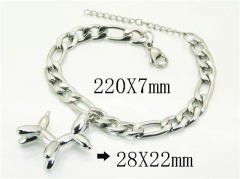 HY Wholesale Bracelets 316L Stainless Steel Jewelry Bracelets-HY21B0620HKE