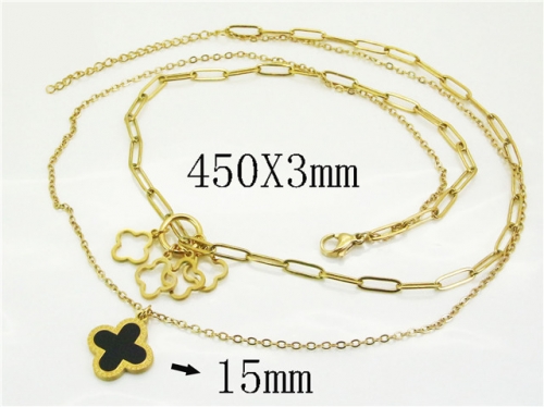 HY Wholesale Stainless Steel 316L Jewelry Popular Necklaces-HY80N0930NL
