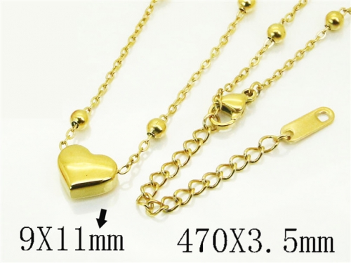 HY Wholesale Stainless Steel 316L Jewelry Popular Necklaces-HY30N0112HHL