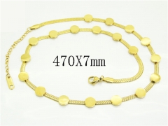 HY Wholesale Stainless Steel 316L Jewelry Popular Necklaces-HY41N0367HME