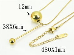 HY Wholesale Stainless Steel 316L Jewelry Popular Necklaces-HY41N0351ML