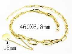 HY Wholesale Stainless Steel 316L Jewelry Popular Necklaces-HY30N0122HNC