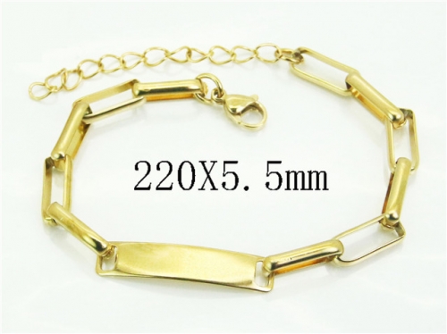 HY Wholesale Bracelets 316L Stainless Steel Jewelry Bracelets-HY40B1383KD