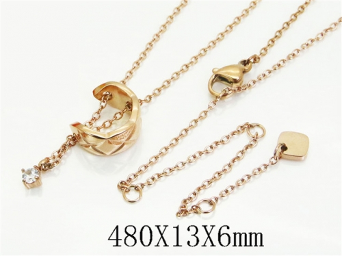 HY Wholesale Stainless Steel 316L Jewelry Popular Necklaces-HY30N0125HDD