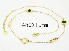 HY Wholesale Stainless Steel 316L Jewelry Popular Necklaces-HY30N0099HLD
