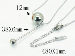 HY Wholesale Stainless Steel 316L Jewelry Popular Necklaces-HY41N0345LL