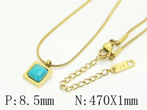 HY Wholesale Stainless Steel 316L Jewelry Popular Necklaces-HY41N0355ML