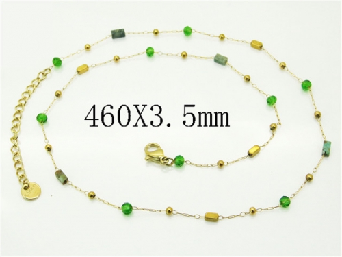 HY Wholesale Stainless Steel 316L Jewelry Popular Necklaces-HY30N0115HKC