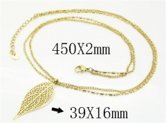 HY Wholesale Stainless Steel 316L Jewelry Popular Necklaces-HY30N0095HNE