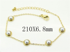 HY Wholesale Bracelets 316L Stainless Steel Jewelry Bracelets-HY32B1135OW