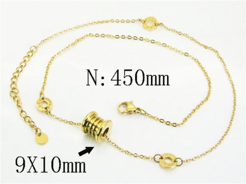 HY Wholesale Stainless Steel 316L Jewelry Popular Necklaces-HY30N0097HMS
