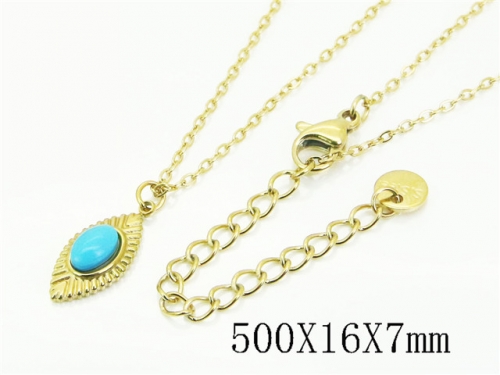 HY Wholesale Stainless Steel 316L Jewelry Popular Necklaces-HY30N0132HCL