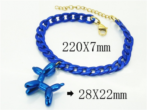 HY Wholesale Bracelets 316L Stainless Steel Jewelry Bracelets-HY21B0627HKR