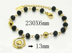HY Wholesale Bracelets 316L Stainless Steel Jewelry Bracelets-HY24B0263SPO