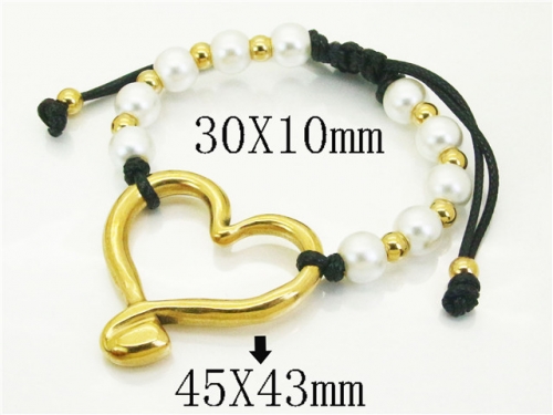 HY Wholesale Bracelets 316L Stainless Steel Jewelry Bracelets-HY21B0638HNQ