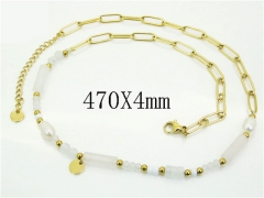HY Wholesale Stainless Steel 316L Jewelry Popular Necklaces-HY30N0143HNC