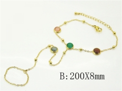 HY Wholesale Bracelets 316L Stainless Steel Jewelry Bracelets-HY32B1148PB