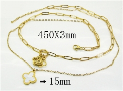 HY Wholesale Stainless Steel 316L Jewelry Popular Necklaces-HY80N0931NL