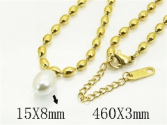HY Wholesale Stainless Steel 316L Jewelry Popular Necklaces-HY32N0774PL