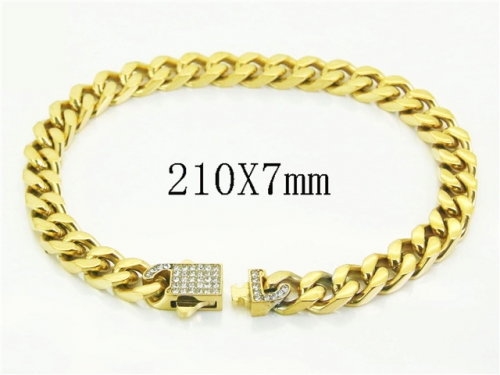 HY Wholesale Bracelets 316L Stainless Steel Jewelry Bracelets-HY28B0113IZZ