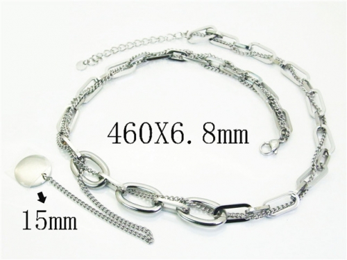 HY Wholesale Stainless Steel 316L Jewelry Popular Necklaces-HY30N0121HLL