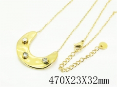 HY Wholesale Stainless Steel 316L Jewelry Popular Necklaces-HY30N0100HHS