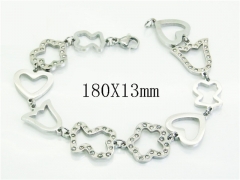 HY Wholesale Bracelets 316L Stainless Steel Jewelry Bracelets-HY02B0058HQQ
